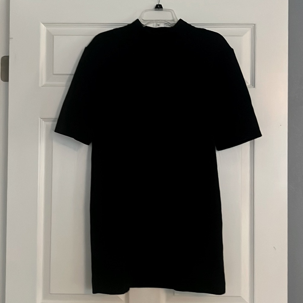 Black sweater dress